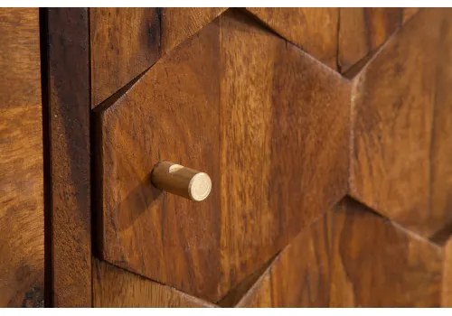 Komoda 39742 145cm Drevo Palisander Retro  - Komfort-nábytok
