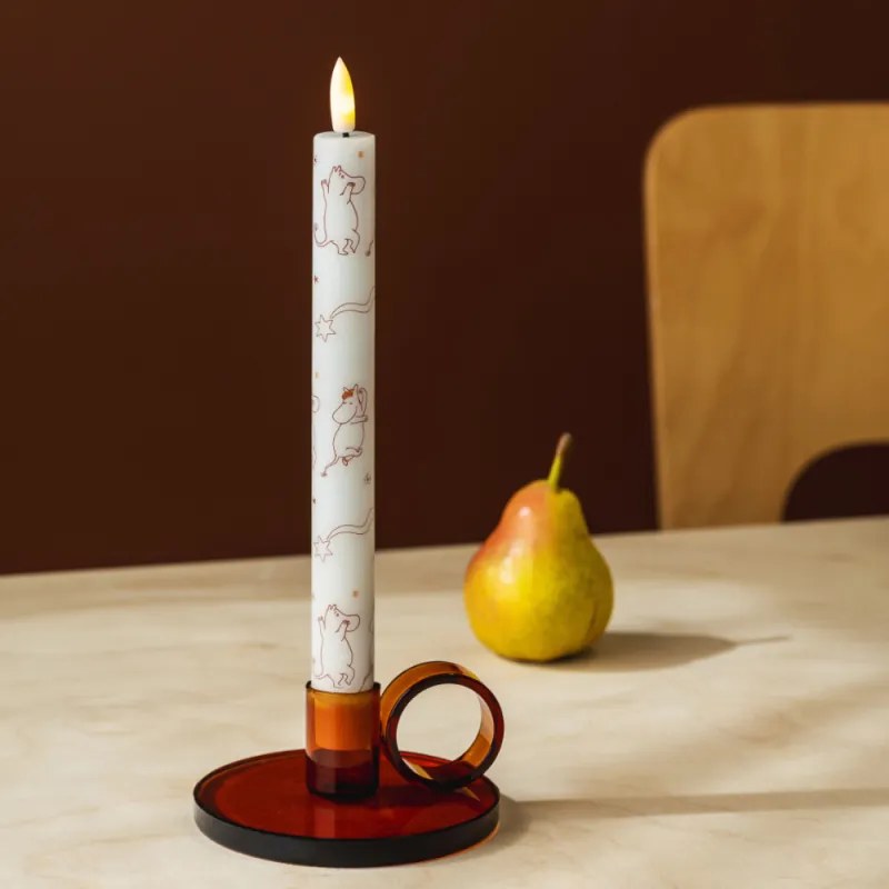 LED sviečky Moomin Comet, 2ks / vysoké