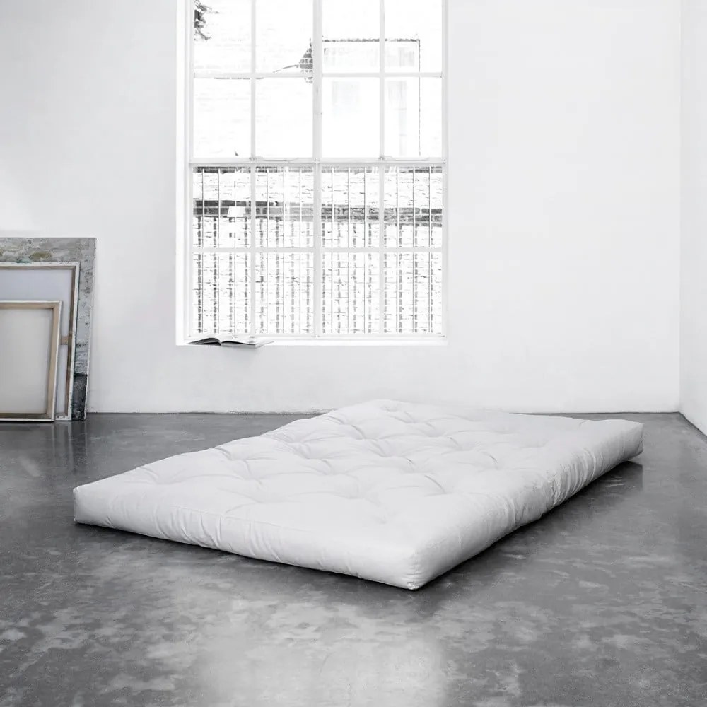 Biely extra mäkký futónový matrac 160x200 cm Double Latex – Karup Design