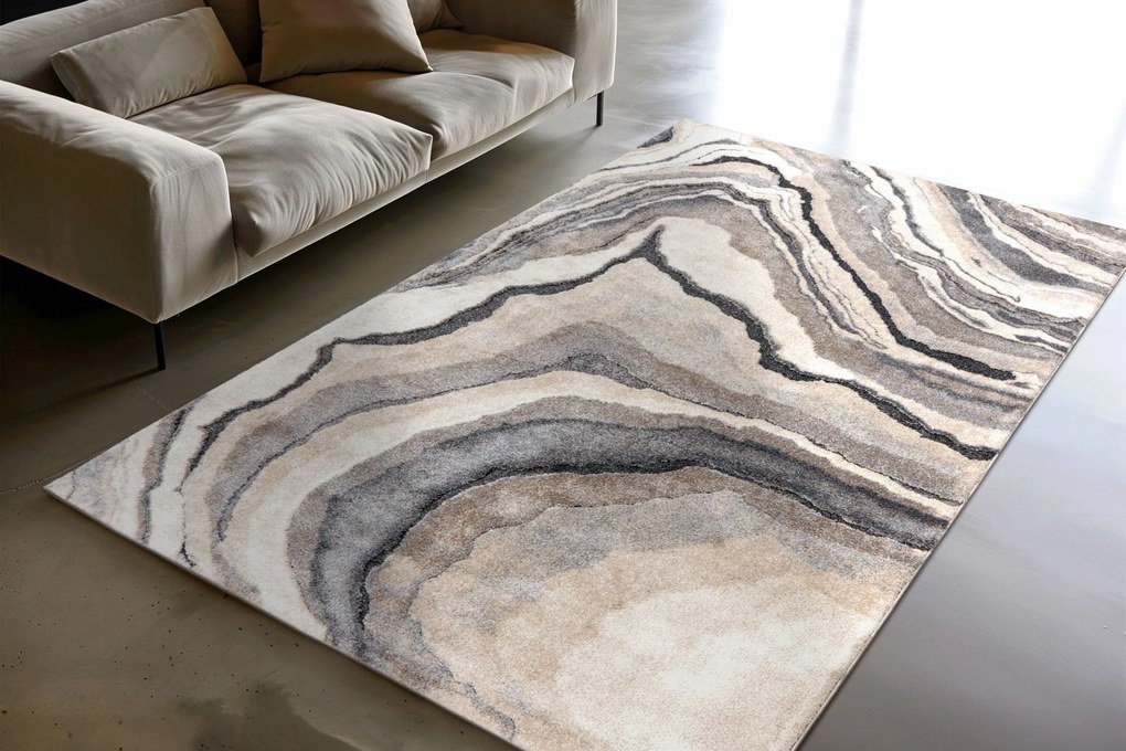 Obsession, Kusový koberec My Bologna 461 Grey, 140x200, šedá, chodba / predsieň