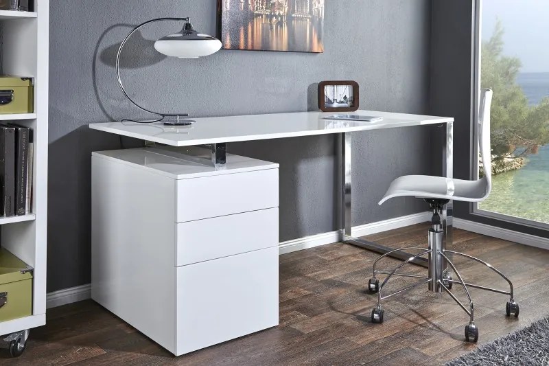 Písací stôl Compact biely 160cm