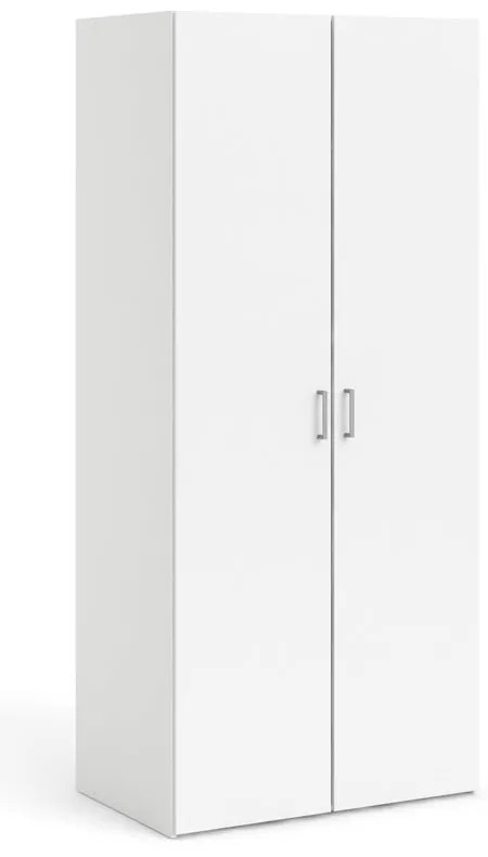 Biela šatníková skriňa 78x175 cm Space – Tvilum