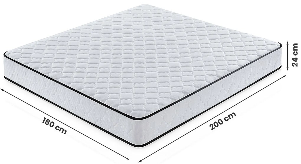 Taštičková matrace Evan s chráničem 180x200