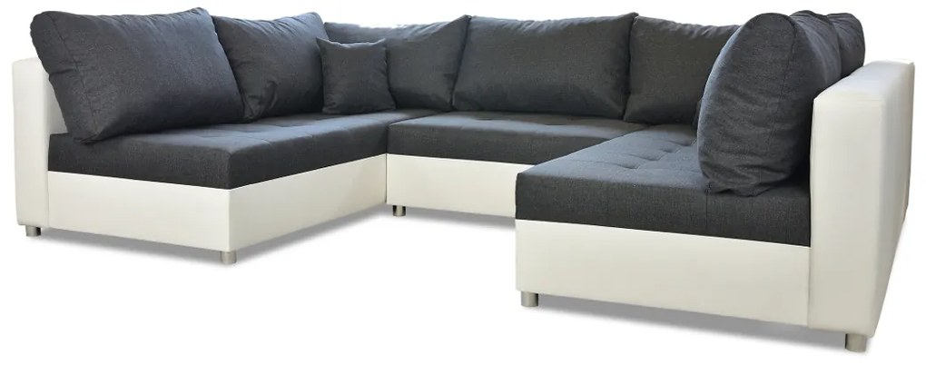 Čalúnená rozkladacia pohovka AURORA BIS, 288x199x85, sawana 08/dolaro 511