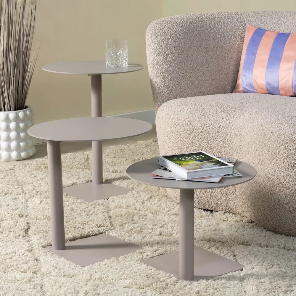Kovový okrúhly odkladací stolík ø 40 cm Sunny – Spinder Design