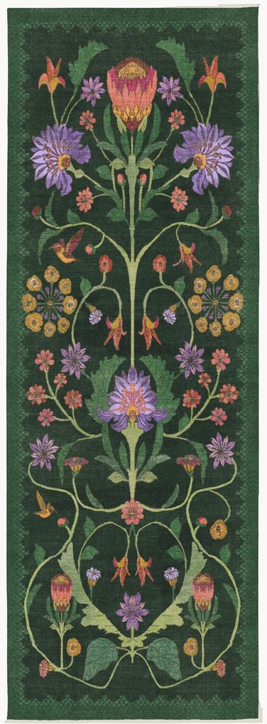 Umývateľný behúň s nízkym vlasom Protea by Iris Apfel