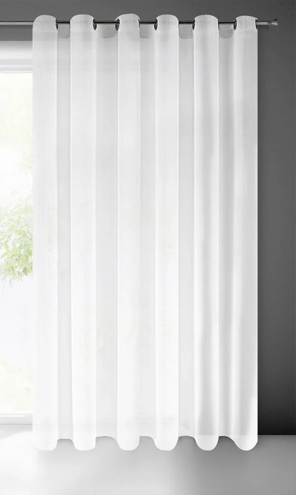 ZÁCLONA AMARO 350X250 CM BIELA