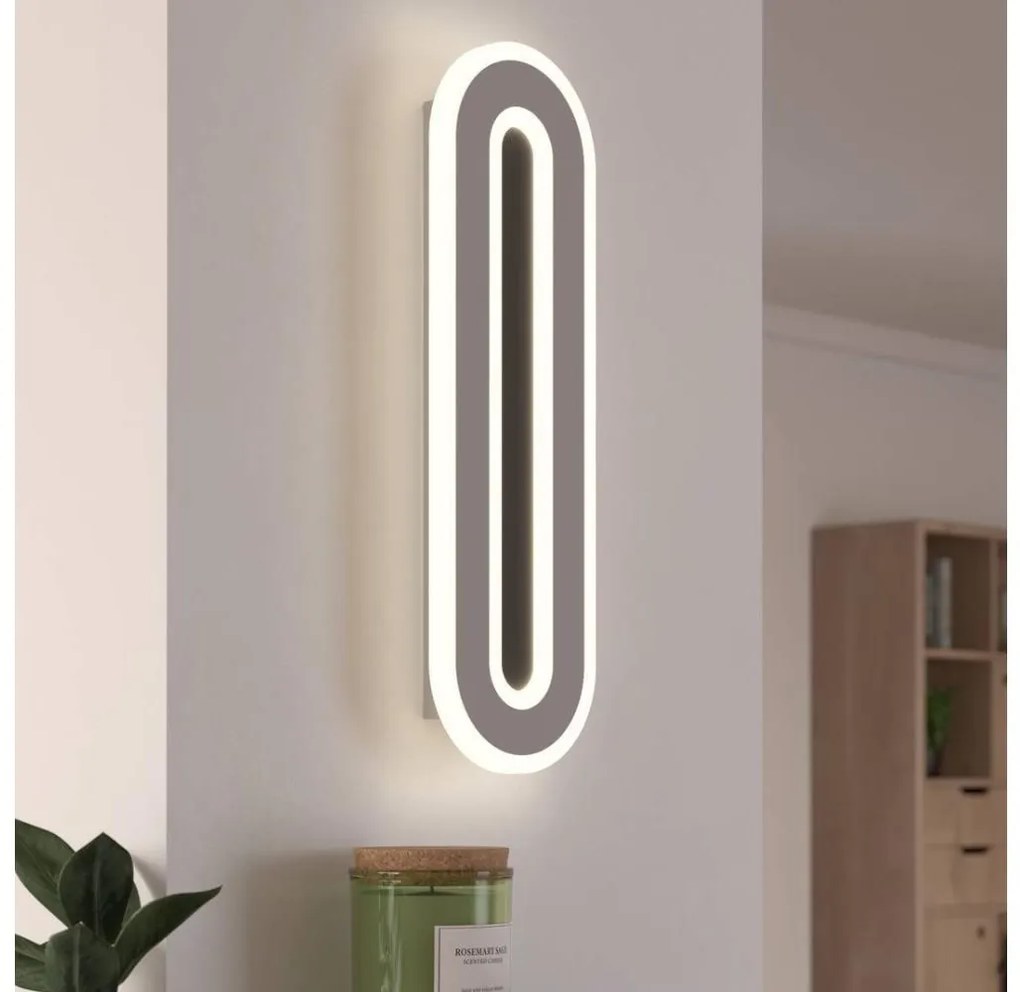 Eglo 901235 - LED Nástenné svietidlo MACCHIONI LED/12W/230V 4000K biela