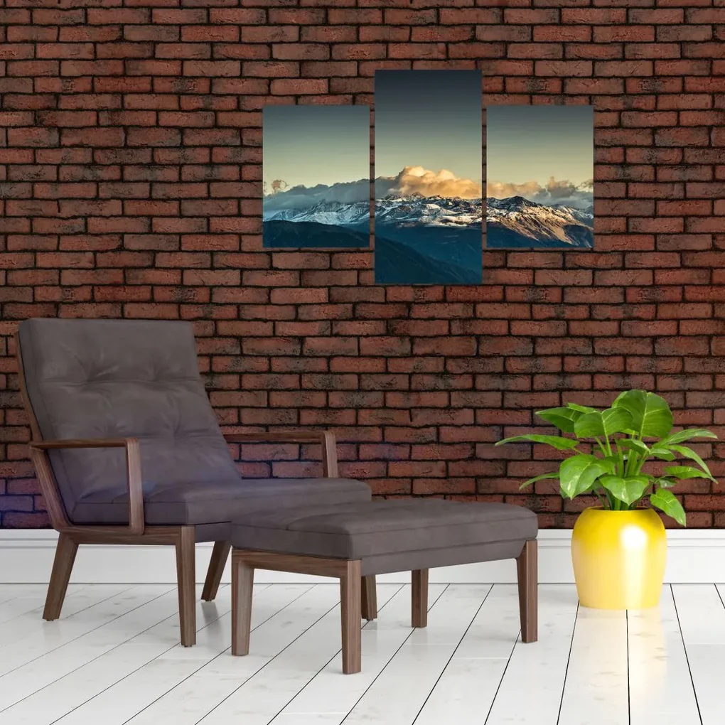 Obraz - vrcholky veľhôr (90x60 cm)