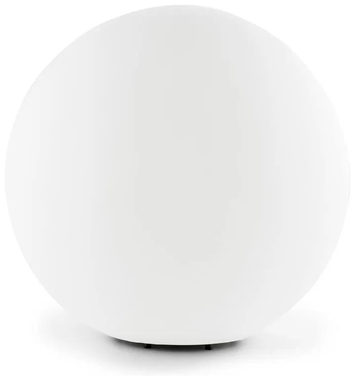Shineball M, záhradné svietidlo, guľovité, 30 cm, biele