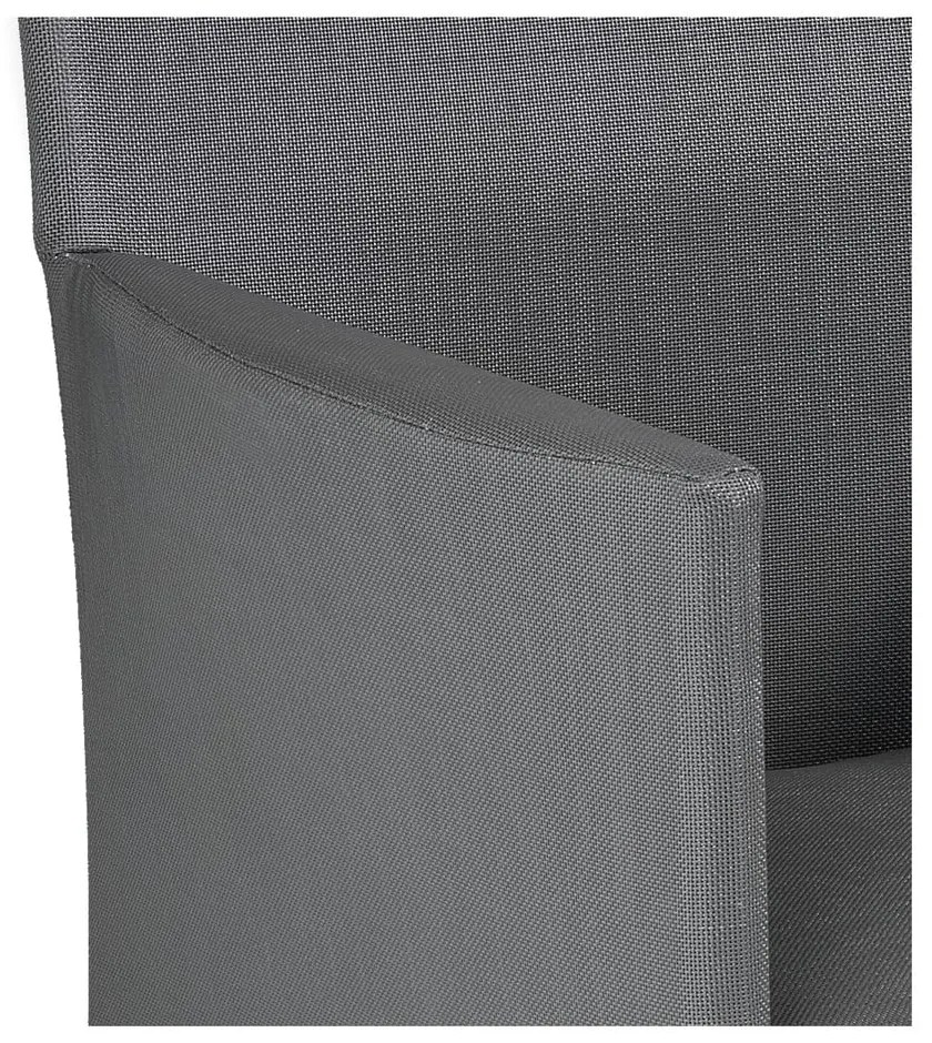 Sivá kovová záhradná stolička Bali - Tomasucci