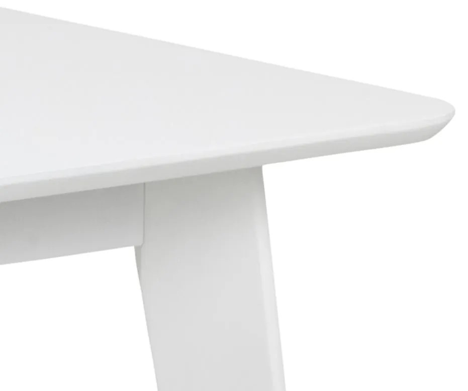 Jídelní rozkládací stůl Roxby 80/120 cm bílý