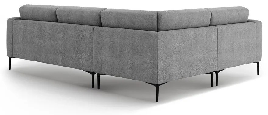 Sivá rohová pohovka (ľavý roh/do L) Bemy – Micadoni