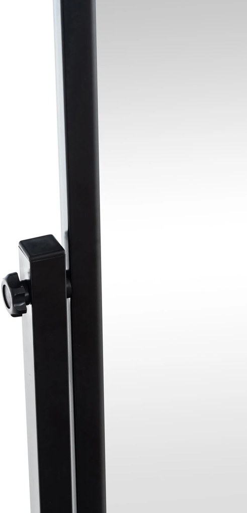 Stojace zrkadlo Evoir - 151x39x39 cm - Čierna