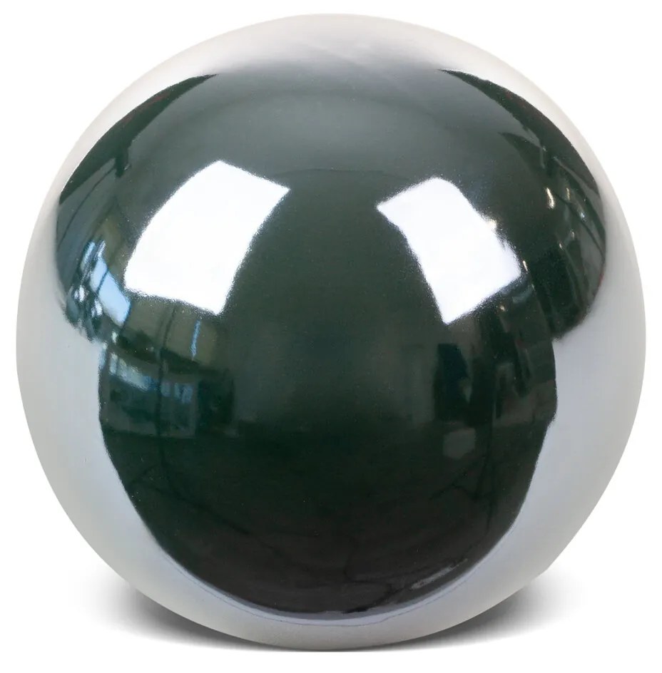 DEKORAČNÁ GUĽA AMORA 9X9 CM TMAVOZELENÁ