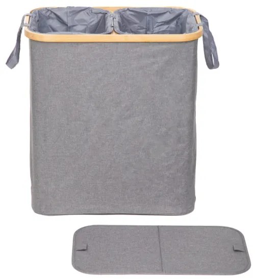 Kôš na bielizeň NELLIE sivý 884547