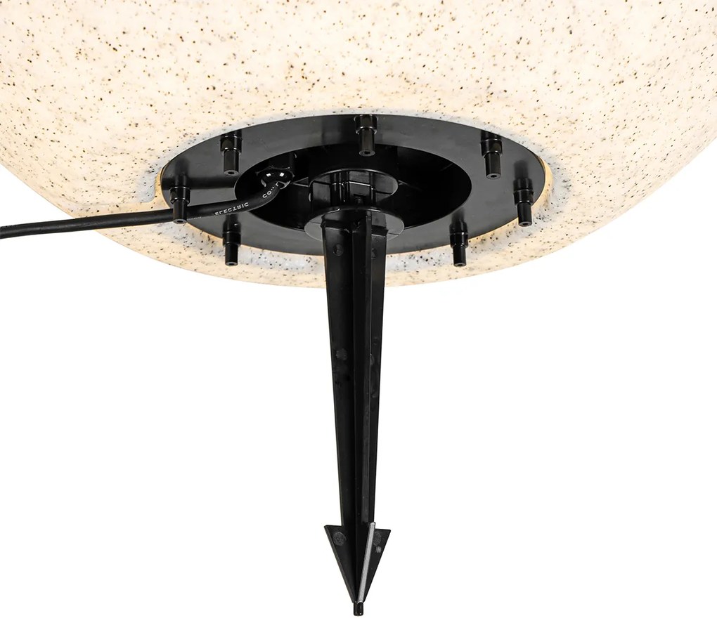 Inteligentná vonkajšia lampa sivá 56 cm IP44 vrátane Wifi A60 - Nura