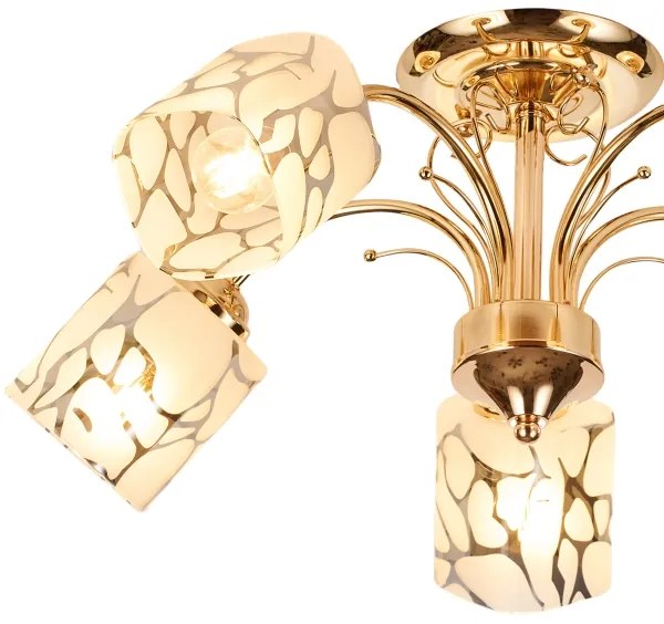 Brilagi - Prisadený luster MEGAPOLIS 5xE14/60W/230V zlatá