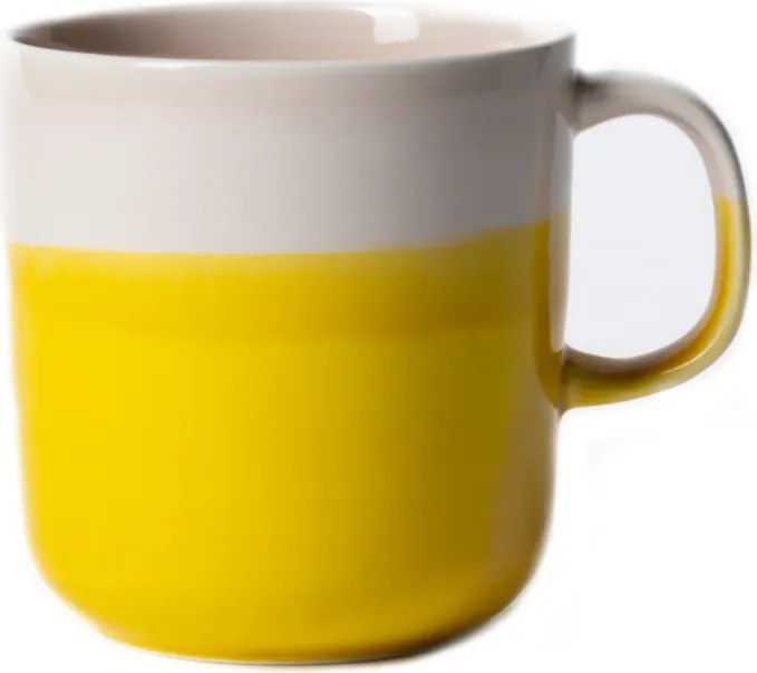 Hrnček Tuntu 0,35 l, žlto-ružový
