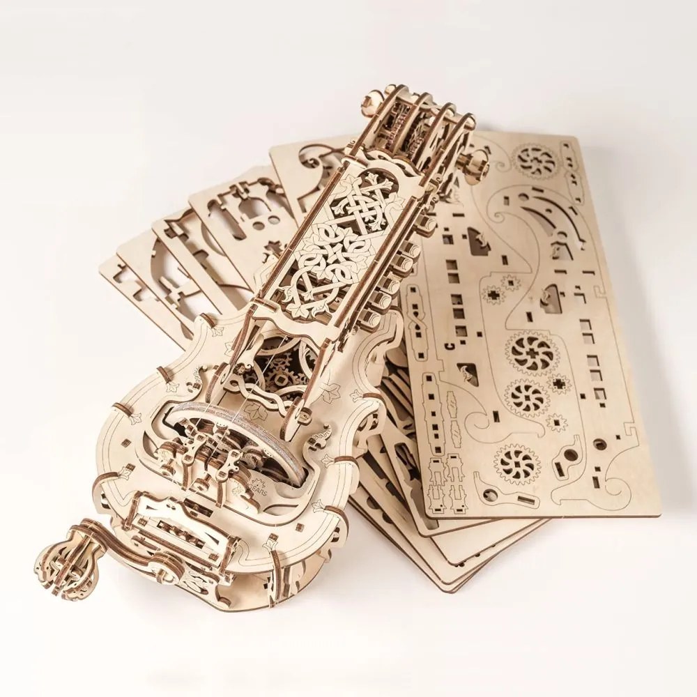 Ugears 3D Puzzle Kontrabas 292 ks