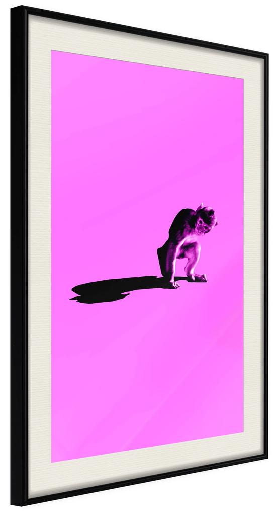 Artgeist Plagát - Little Monkey [Poster] Veľkosť: 20x30, Verzia: Čierny rám