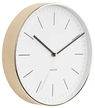 Nástenné hodiny 5695WH Karlsson Minimal, 28cm