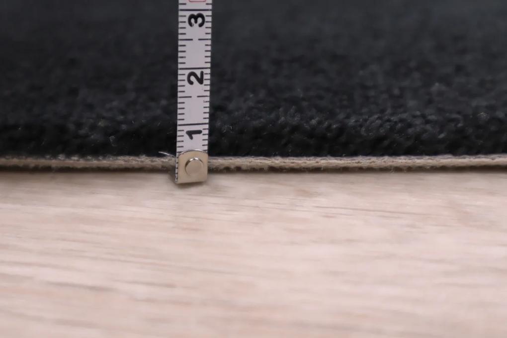 Lano - koberce a trávy Kusový koberec Nano Smart 800 čierny - 200x290 cm