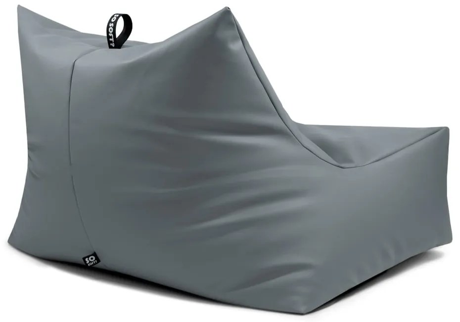 Oranžový sedací vak z imitácie kože Icy Sofa – So Soft?