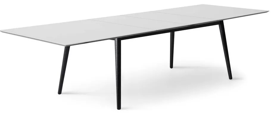 Rozkladací jedálenský stôl s bielou doskou a prídavnou doskou 90x165 cm Meza – Hammel Furniture