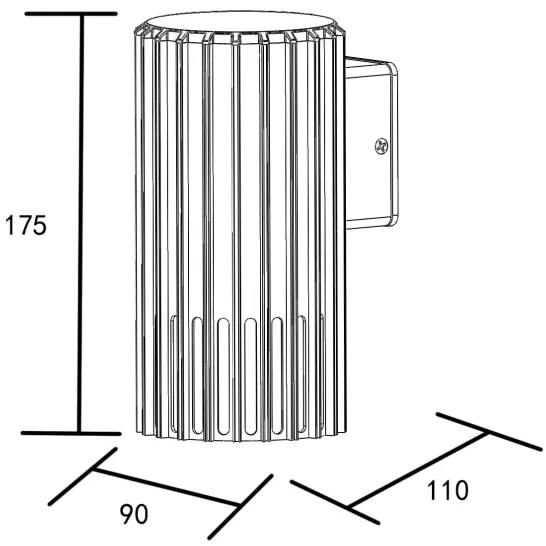 Vonkajšie nástenné svietidlo KUUSAMO 1xE27/20W/230V IP54 antracit
