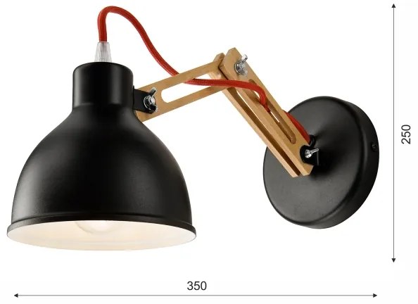 Nástenná lampa MARCELLO 1xE27/60W/230V