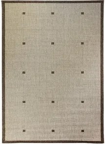 Oriental Weavers, Kusový koberec SISALO/DAWN 633/J84D – na von aj na doma, 66x120, béžová, hnedá, chodba / predsieň