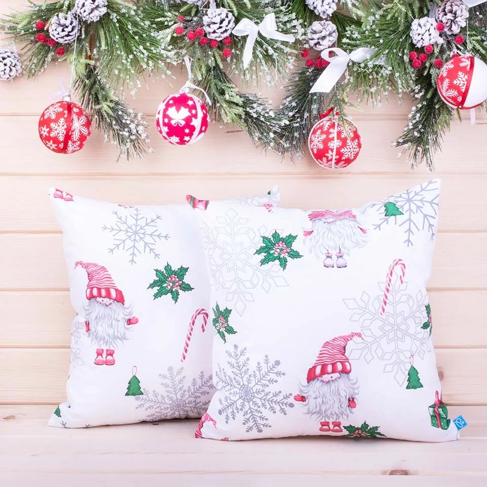 INTERMEDIC SK Obliečka na vankúšik Biely Škriatok 40x40cm