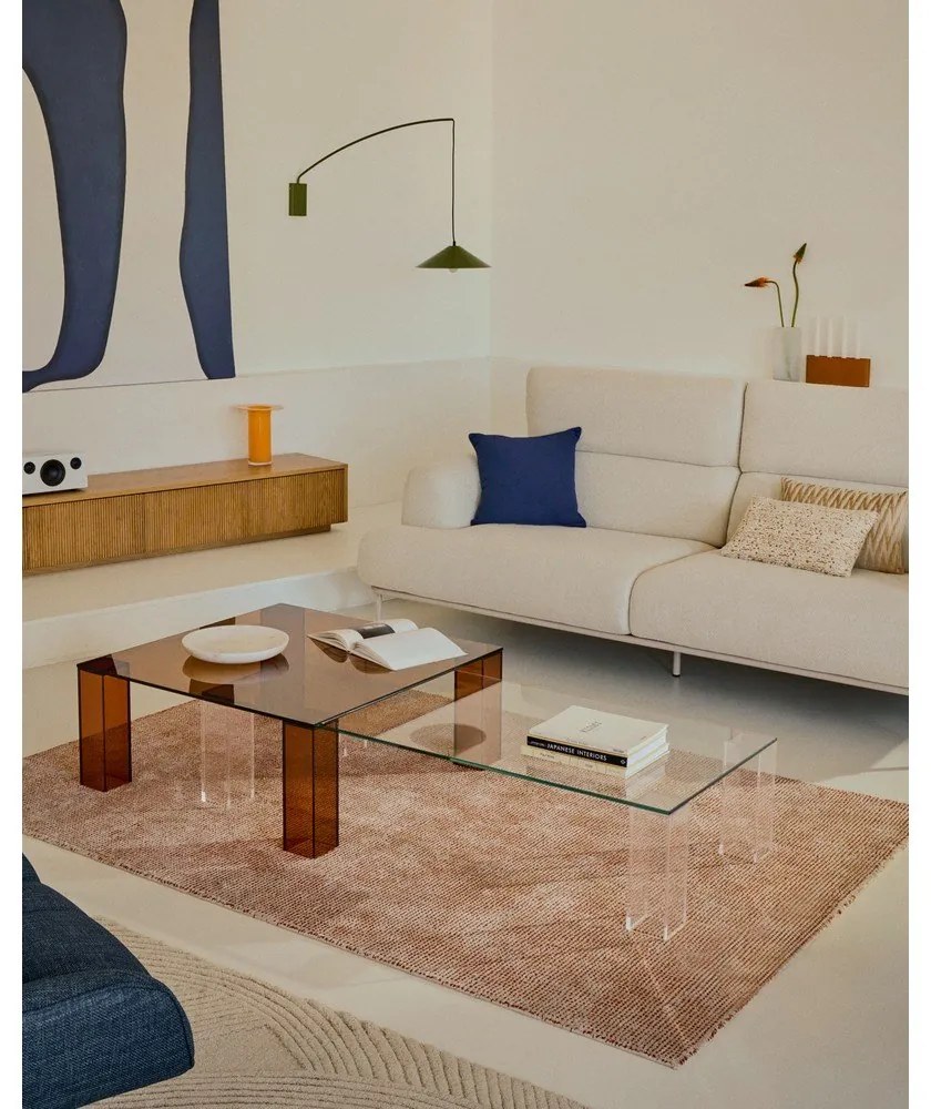 Béžová ženilková modulárna pohovka 232 cm Compo – Kave Home