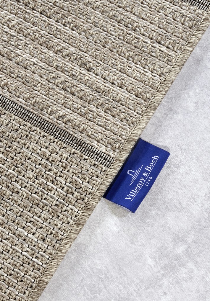 Villeroy & Boch, Kusový koberec Villeroy & Boch 106077 Brown – na von aj na doma, 155x230, hnedá, chodba / predsieň