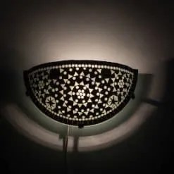 Mozaiková nástenná lampa s vypínačom Moon DOMINO 30*17