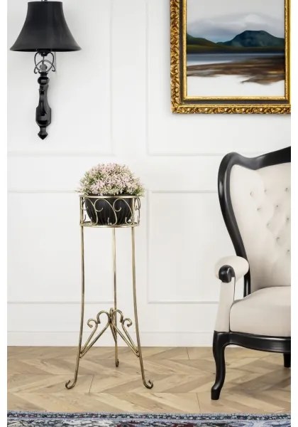 Stojan na kvety 88x28 cm zlatá