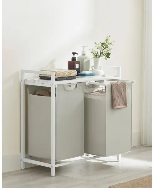 Kôš na prádlo REX biely