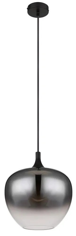 Globo 15548H1 - Luster na lanku MAXY 1xE27/60W/230V čierna