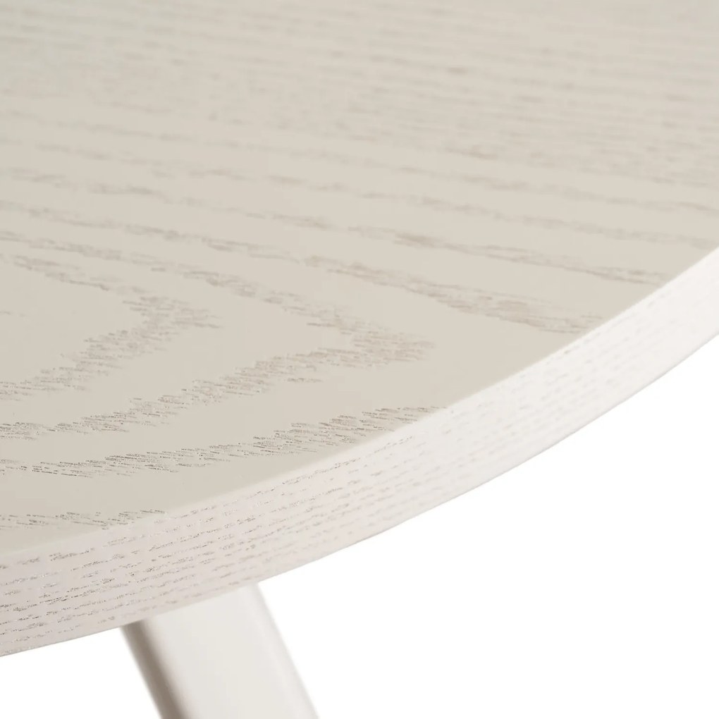 PROXIMA.store - Okrúhly konferčenčný stolík LINCOLN FARBA: biela