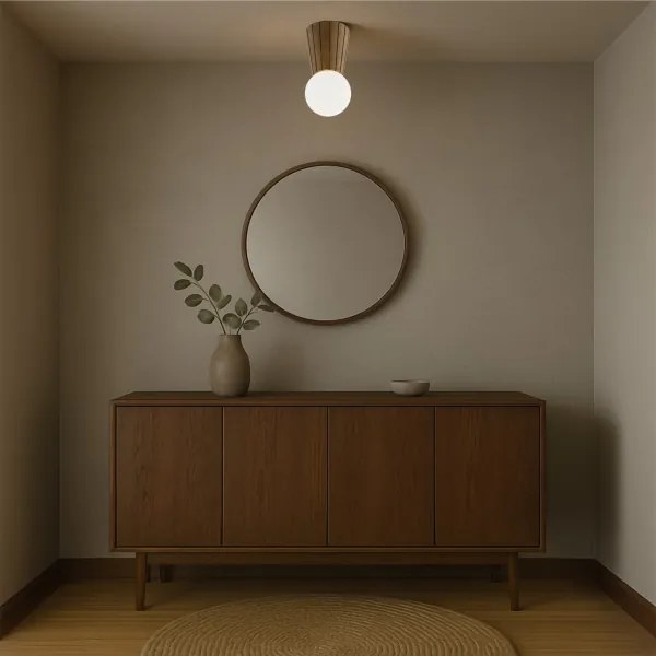 Argon 8974 - Kúpeľňové stropné svietidlo VOLANTE 1xG9/6W/230V IP44 pr. 12 cm hnedé