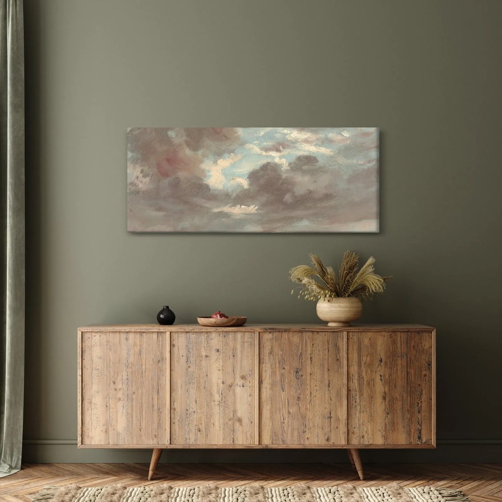 Obraz - John Constable, Cloud Study Stormy Sunset, reprodukcia (120x50 cm)