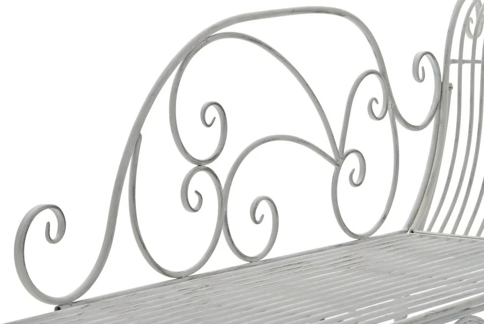 Záhradná lavička GS11177499 - Biela antik