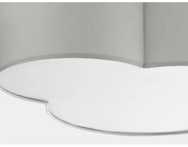 Stropné detské svietidlo CLOUD 4xE27/15W/230V šedá