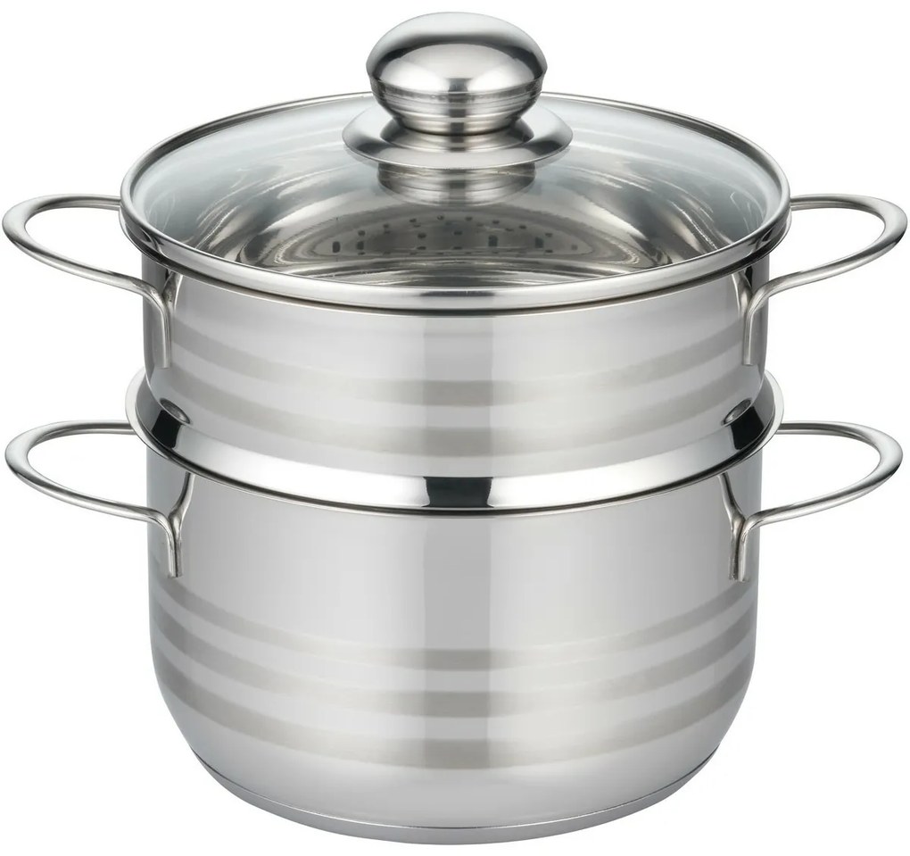 Elo 22724 Basic Nerezový parný hrniec Brillant 24cm, 2,9/5,6 l, 24 cm