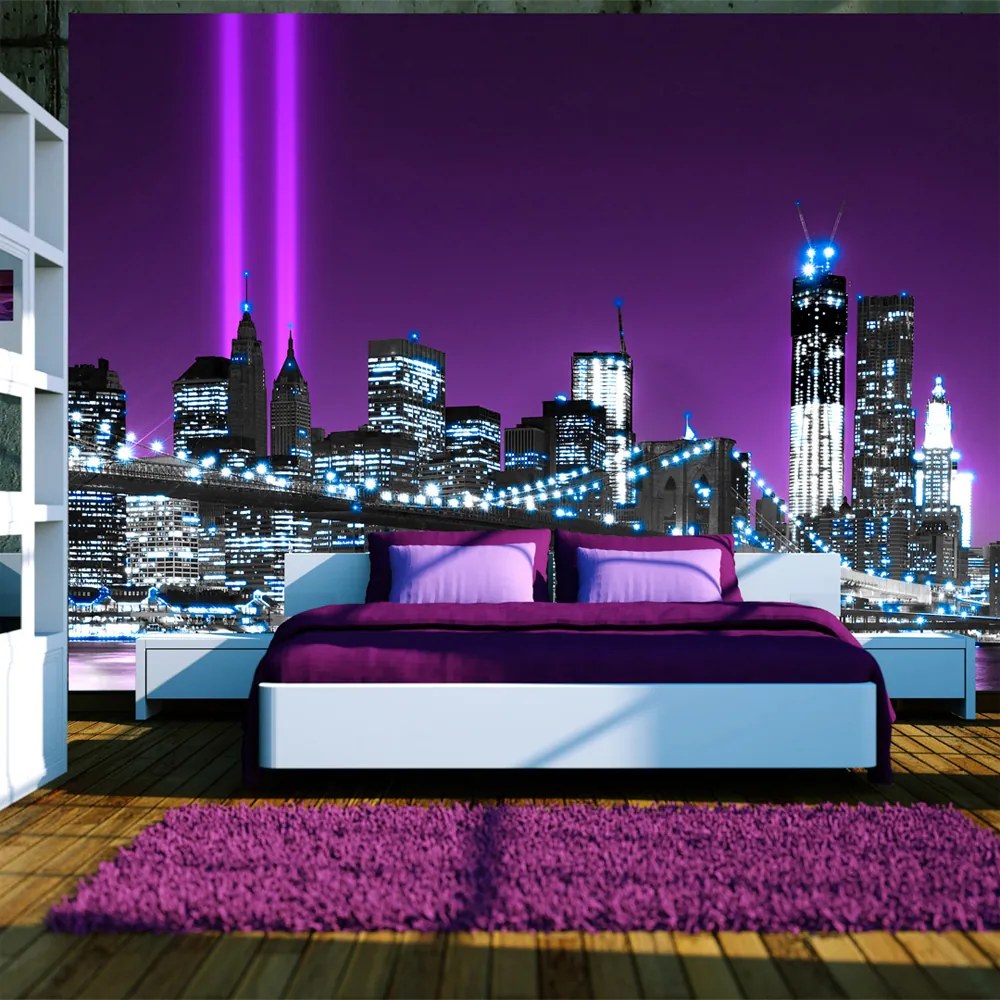 Artgeist Fototapeta - Luminous manhattan Veľkosť: 200x140, Verzia: Standard