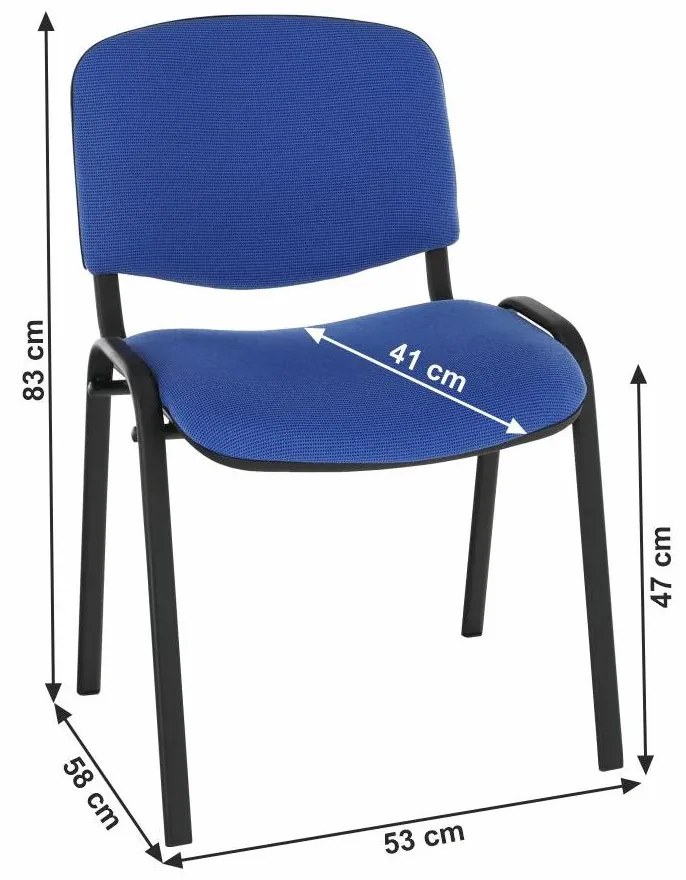 Tempo Kondela Stolička, modrá, ISO NEW C14