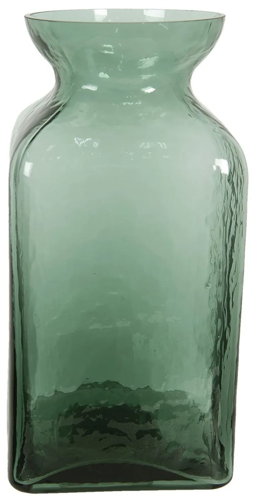 Zelenkavá sklenená váza Erica I. - Ø 12 * 25 cm