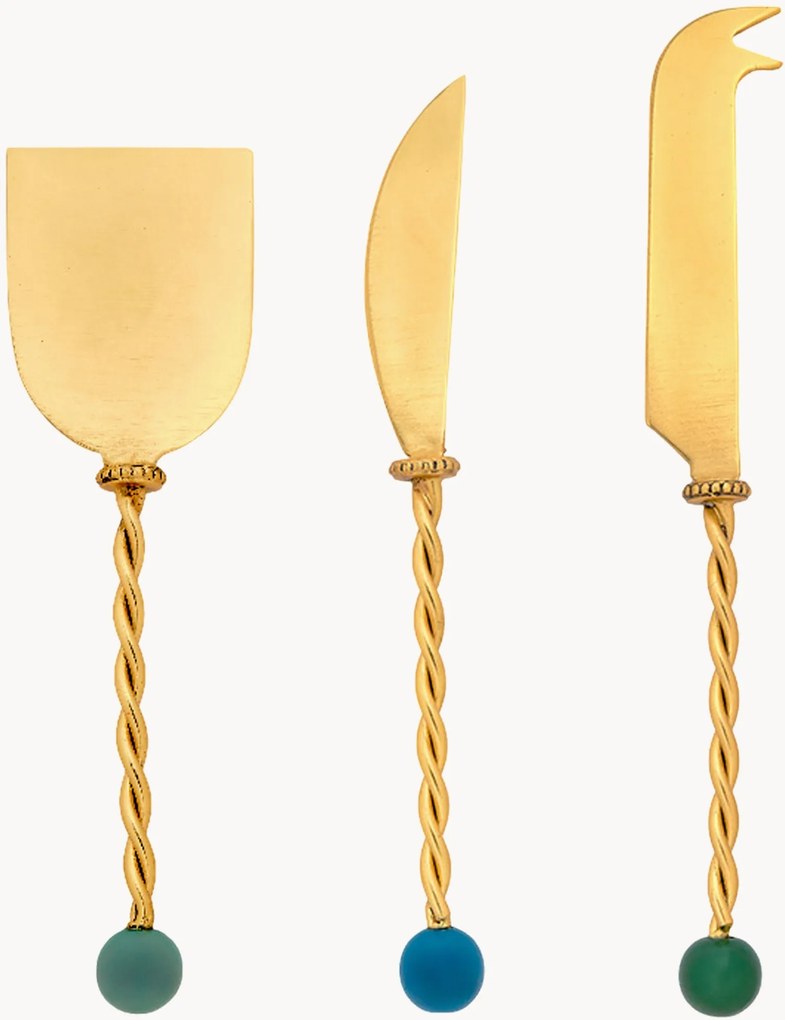 Nože na syr z nehrdzavejúcej ocele Torchon, 3 ks