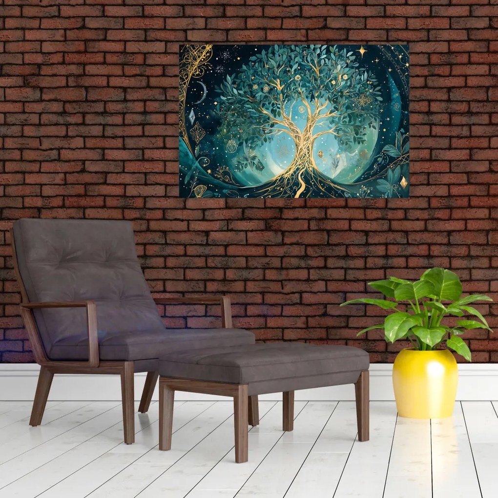 Obraz – Strom života vo vesmíre (90x60 cm)